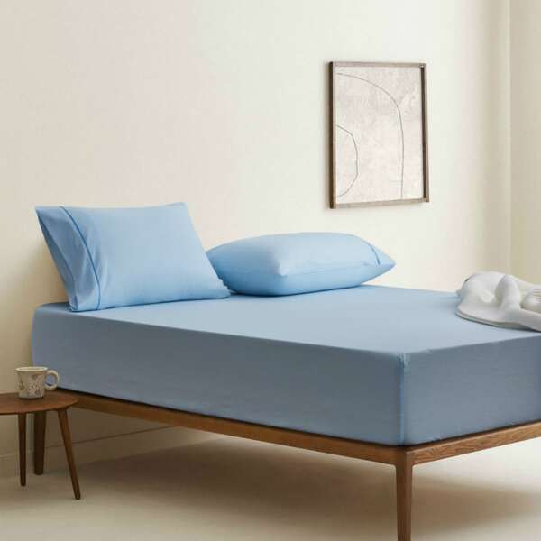 

Plain Sheet Set Without Filler, Blue
