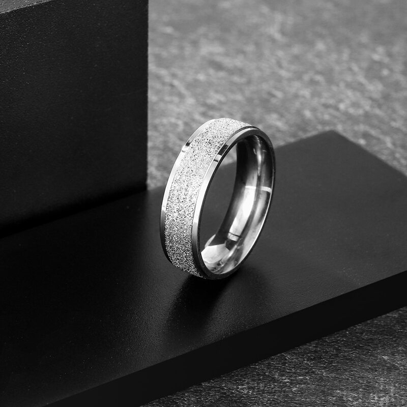

Guys Stainless Steel Decor Ring, Silver