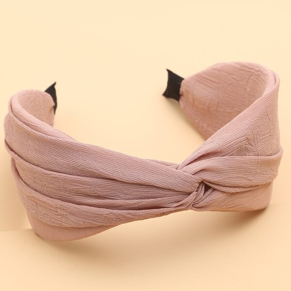 

Twist Decor Hair Hoop, Dusty pink