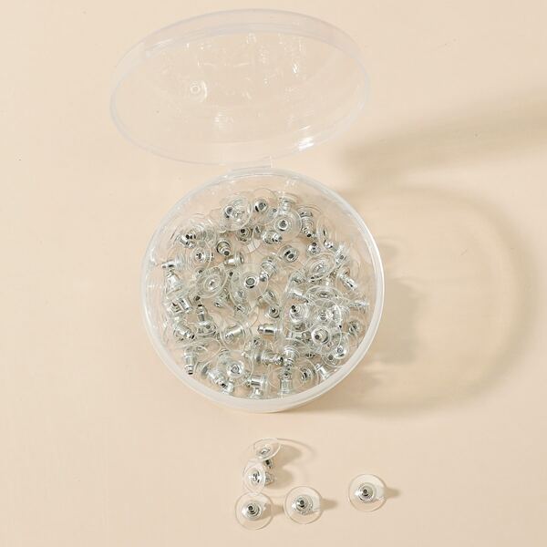 

Simple Earrings Accessory Set, Silver