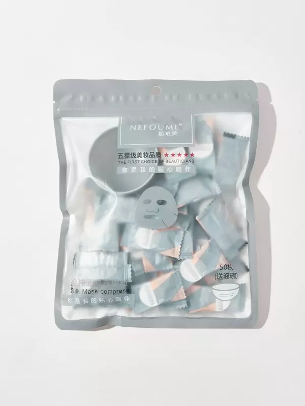 50pcs Compressed Facial Sheet Sheet Beauty DIY Disposable Mask Paper Natural Skin Care Wrapped