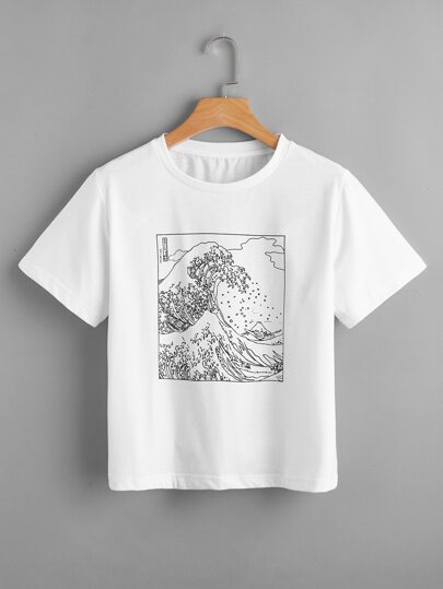 Wave Graphic Tee
