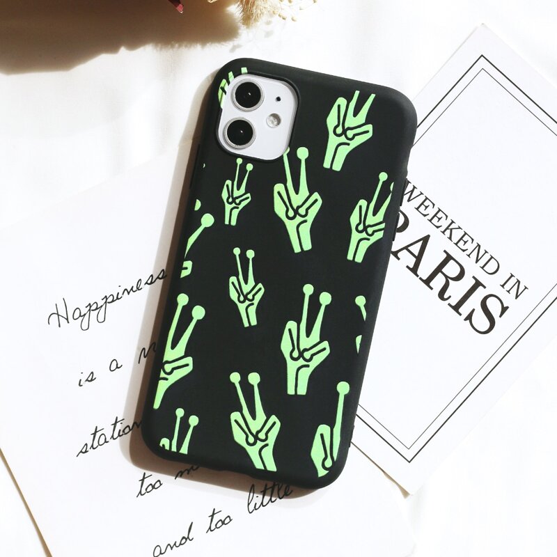 

Alien Gesture iPhone Case, Multicolor