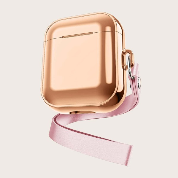

Solid Airpods Case With Lanyard, Orange