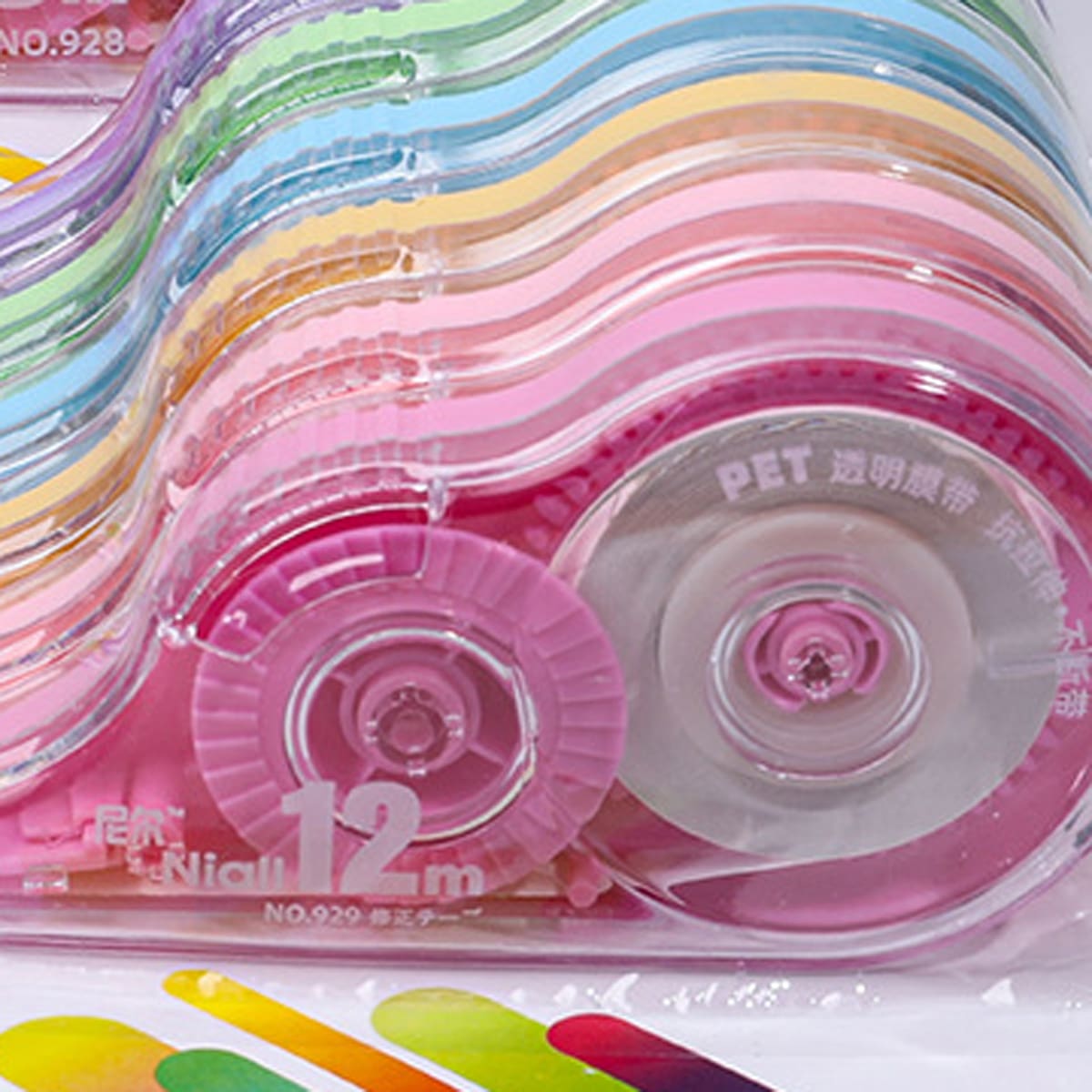 

6pcs Correction Tape, Multicolor