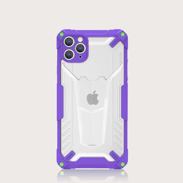 

Armor Design Contrast Frame iPhone Case, Purple