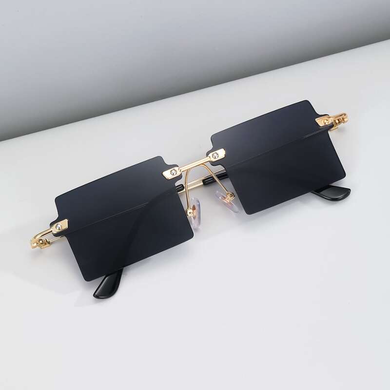 

Rimless Metal Frame Sunglasses