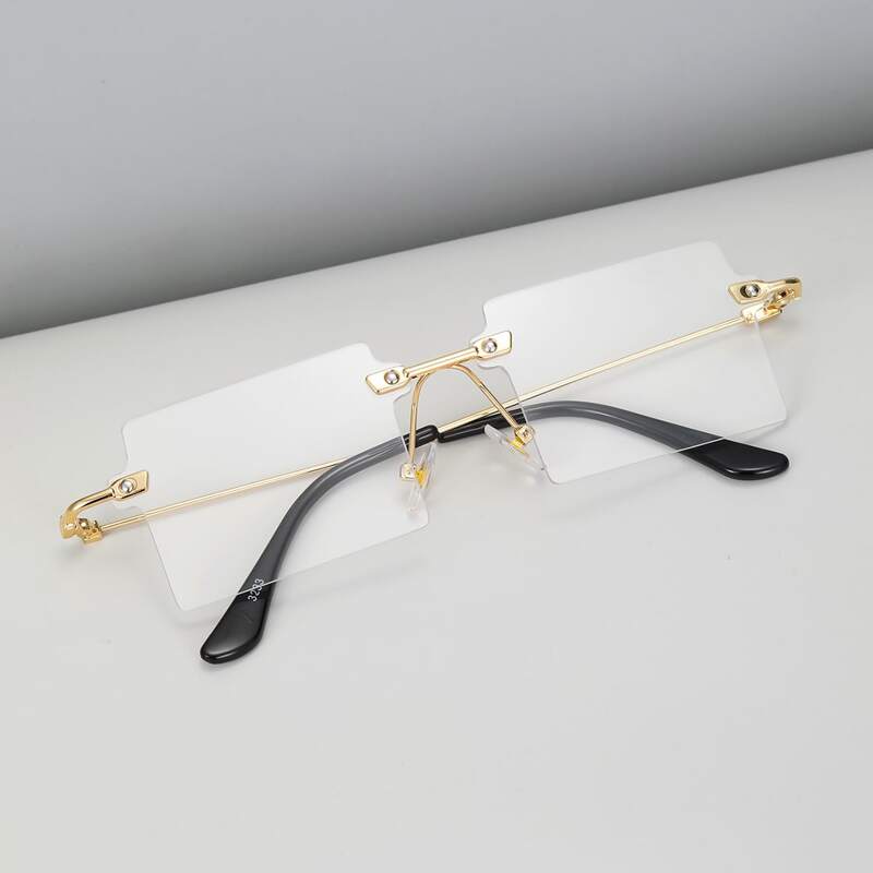 

Rimless Metal Frame Glasses