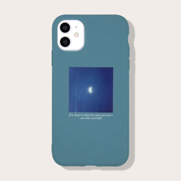 

Moon Pattern iPhone Case, Multicolor