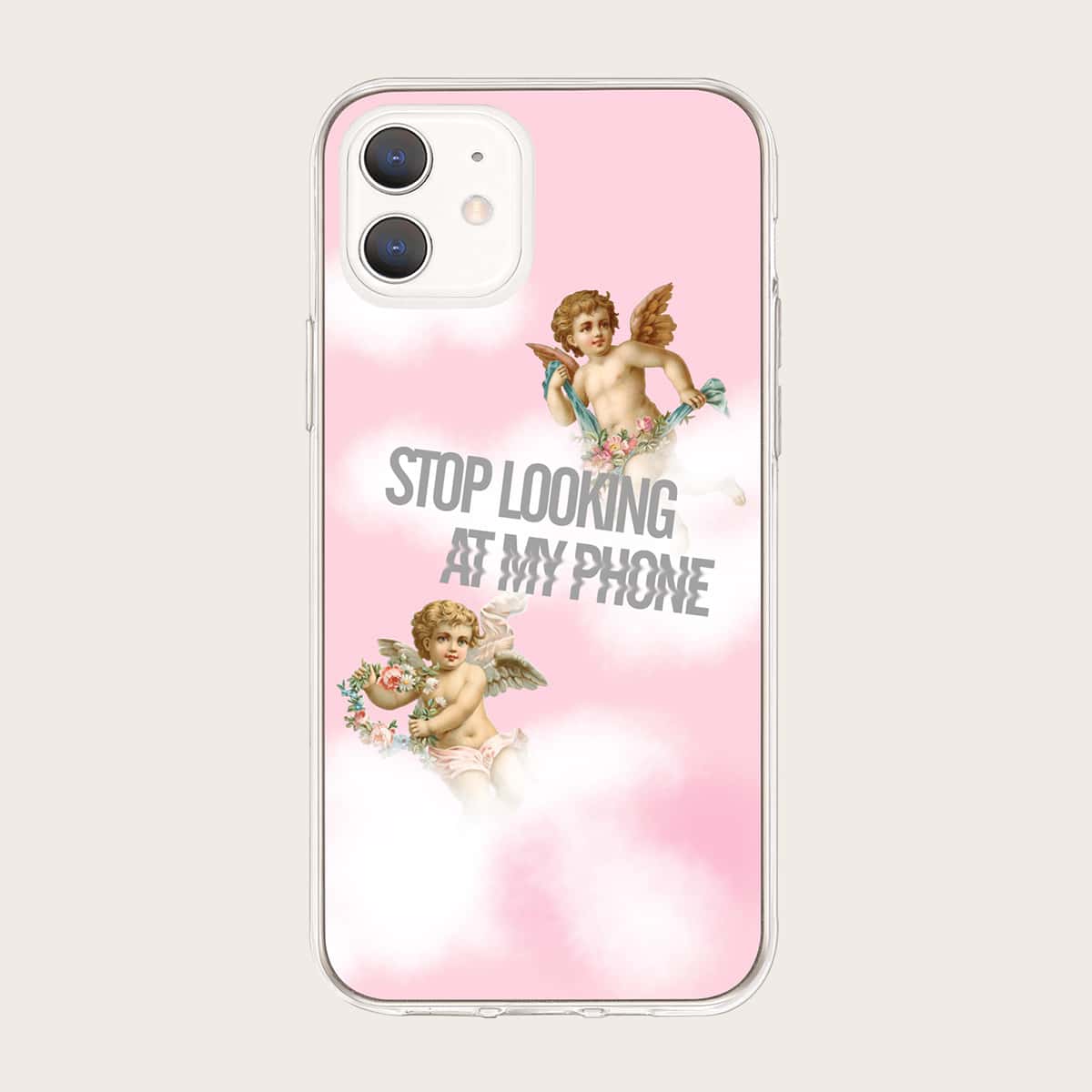 

Angel Pattern iPhone Case, Multicolor