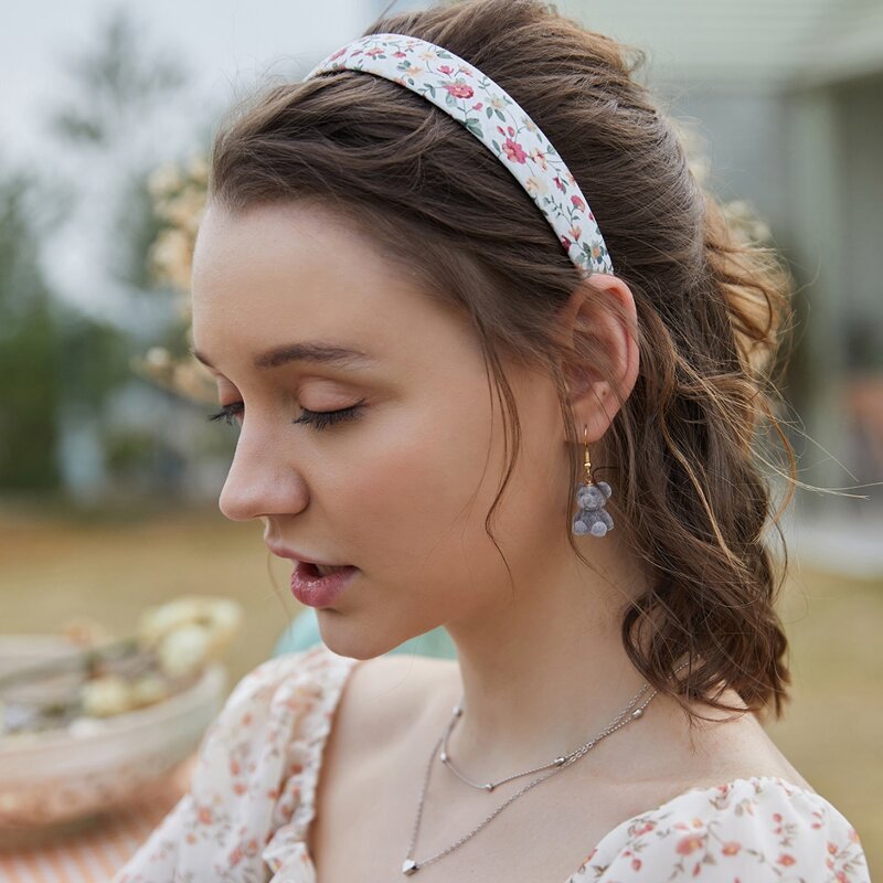 

1pc Ditsy Floral Hair Hoop, Multicolor