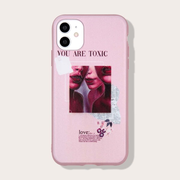 

Letter Graphic iPhone Case, Multicolor