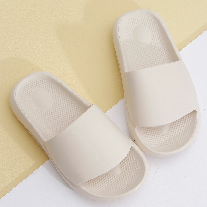 

Guys Minimalist Shower Slides, Beige