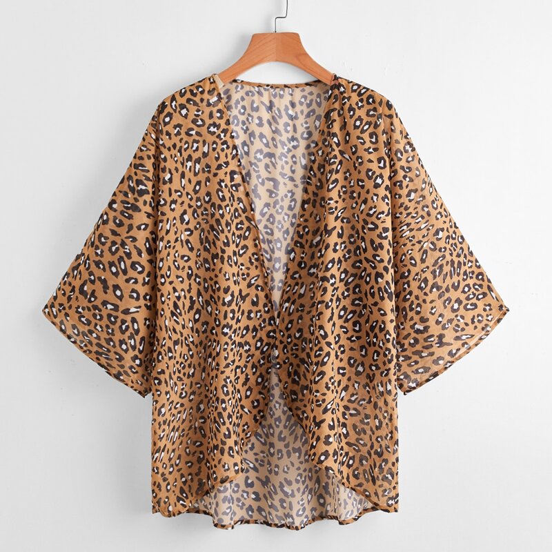

Leopard Print Kimono, Multicolor