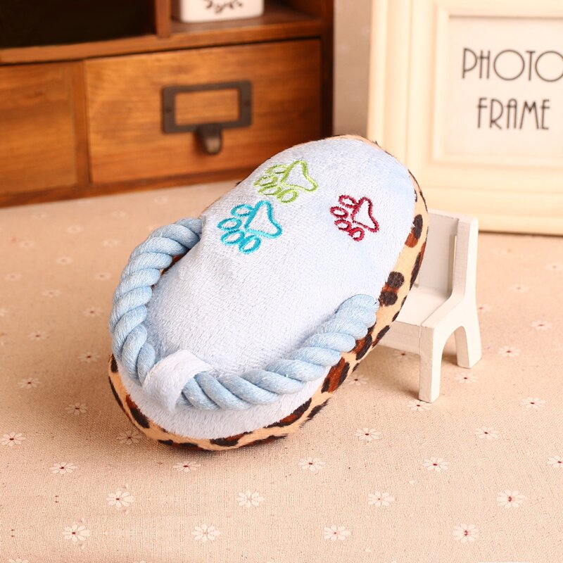 

1pc Paw Embroidered Pet Sound Toy, Multicolor