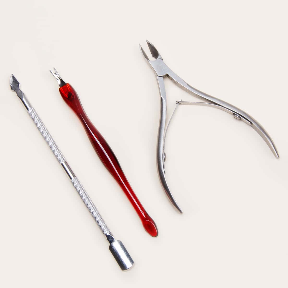 3pcs Nail Art Exfoliating Tools Set, Multicolor