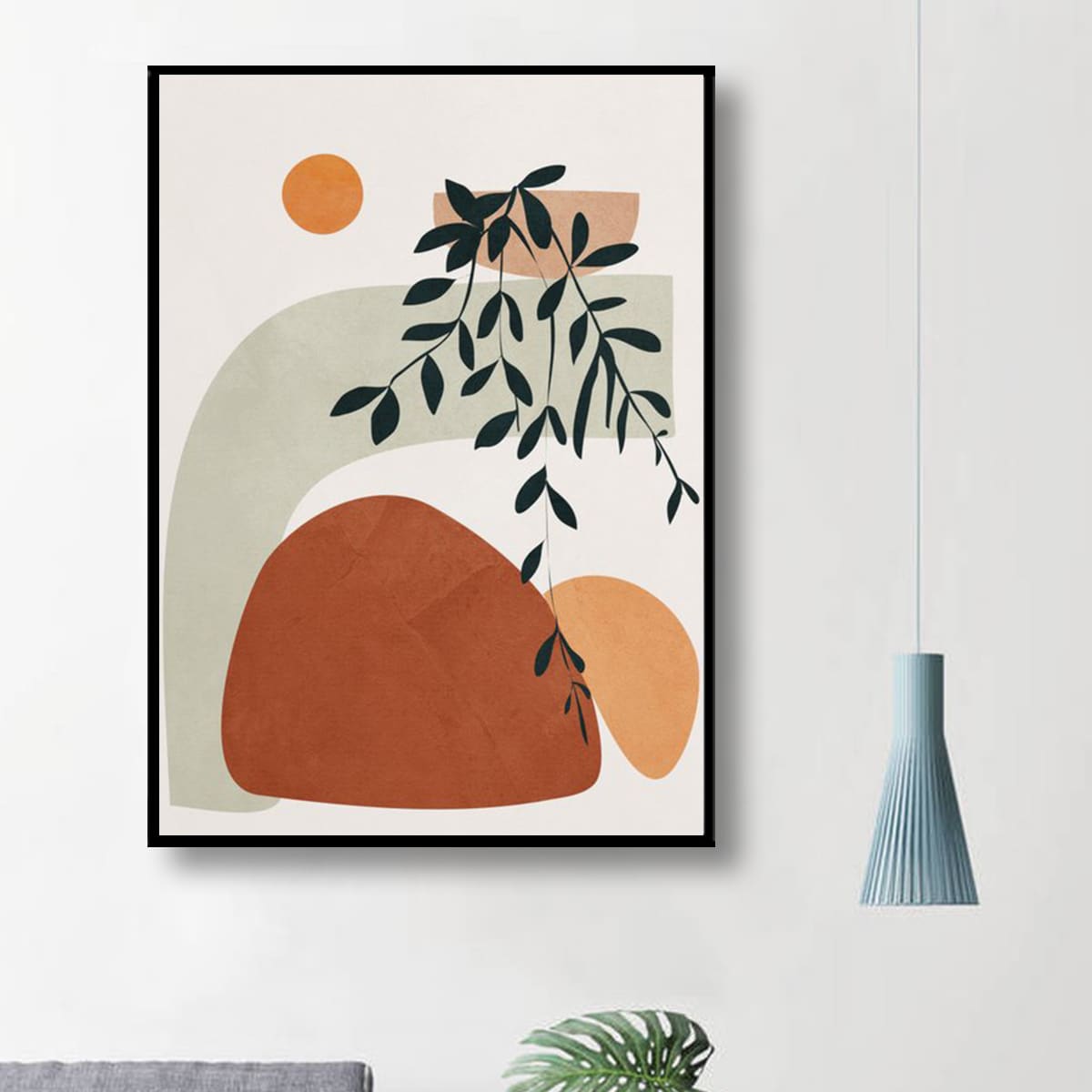 

Leaf Print Diamond Painting Without Frame, Multicolor