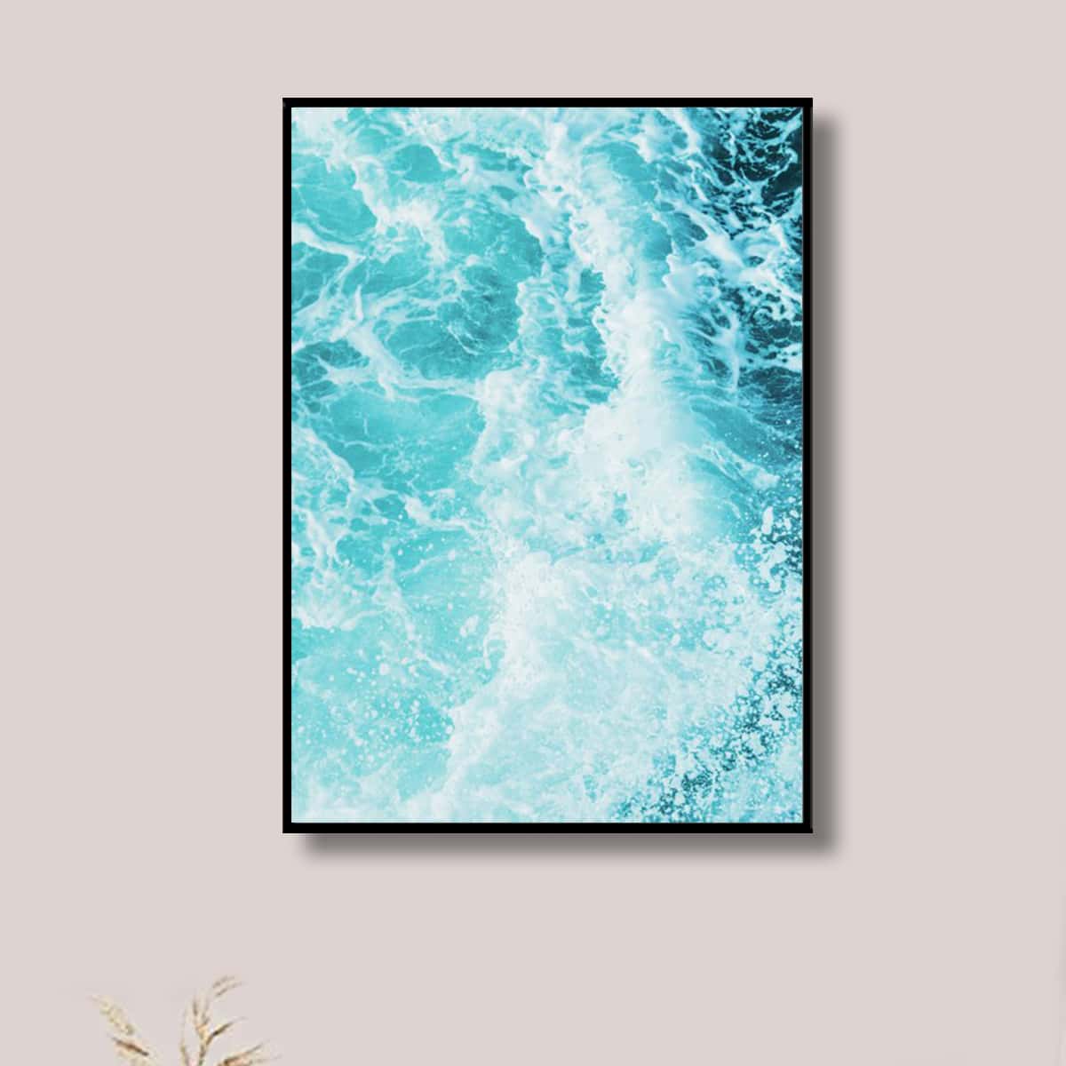 

Waves Print Diamond Painting Without Frame, Multicolor