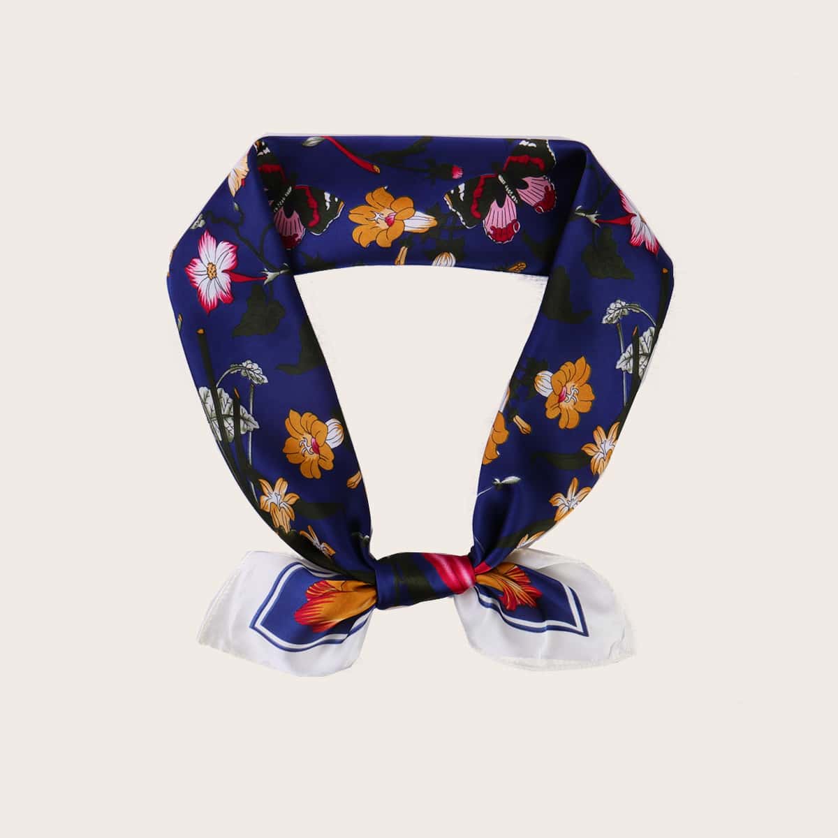 

Flower Pattern Bandana, Multicolor