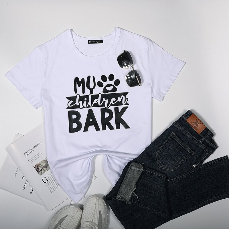 

Letter Graphic Tee, White