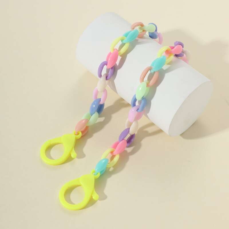 

Colorful Chain Choker, Multicolor