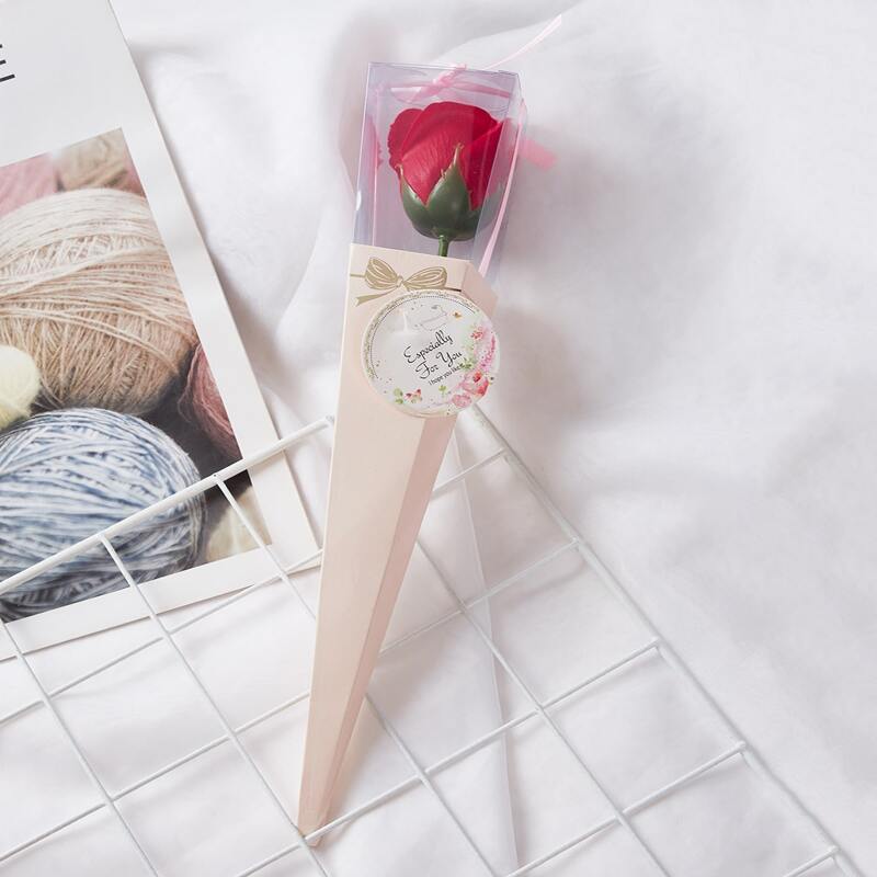 

1pc Artificial Rose, Red
