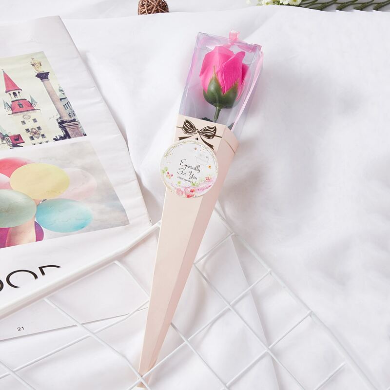 

1pc Artificial Rose, Pink