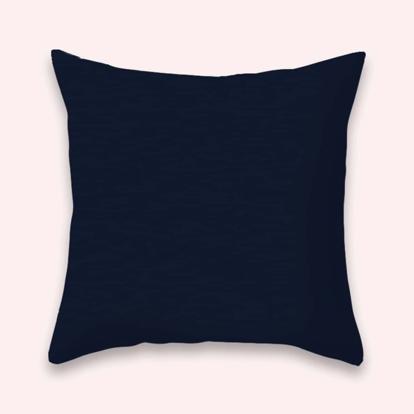 

Plain Cushion Cover Without Filler, Navy blue