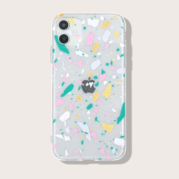 

Graphic Clear iPhone Case, Multicolor