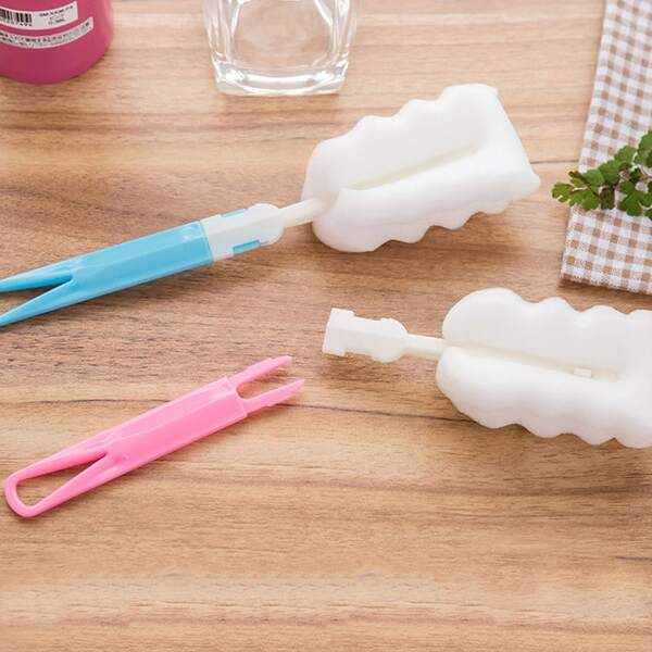 

1pc Random Sponge Cup Brush, Multicolor