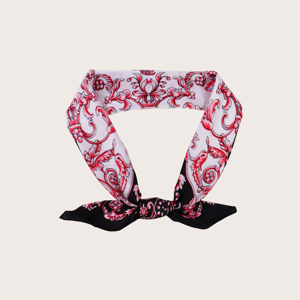 

Scarf Print Floral Bandana, Multicolor