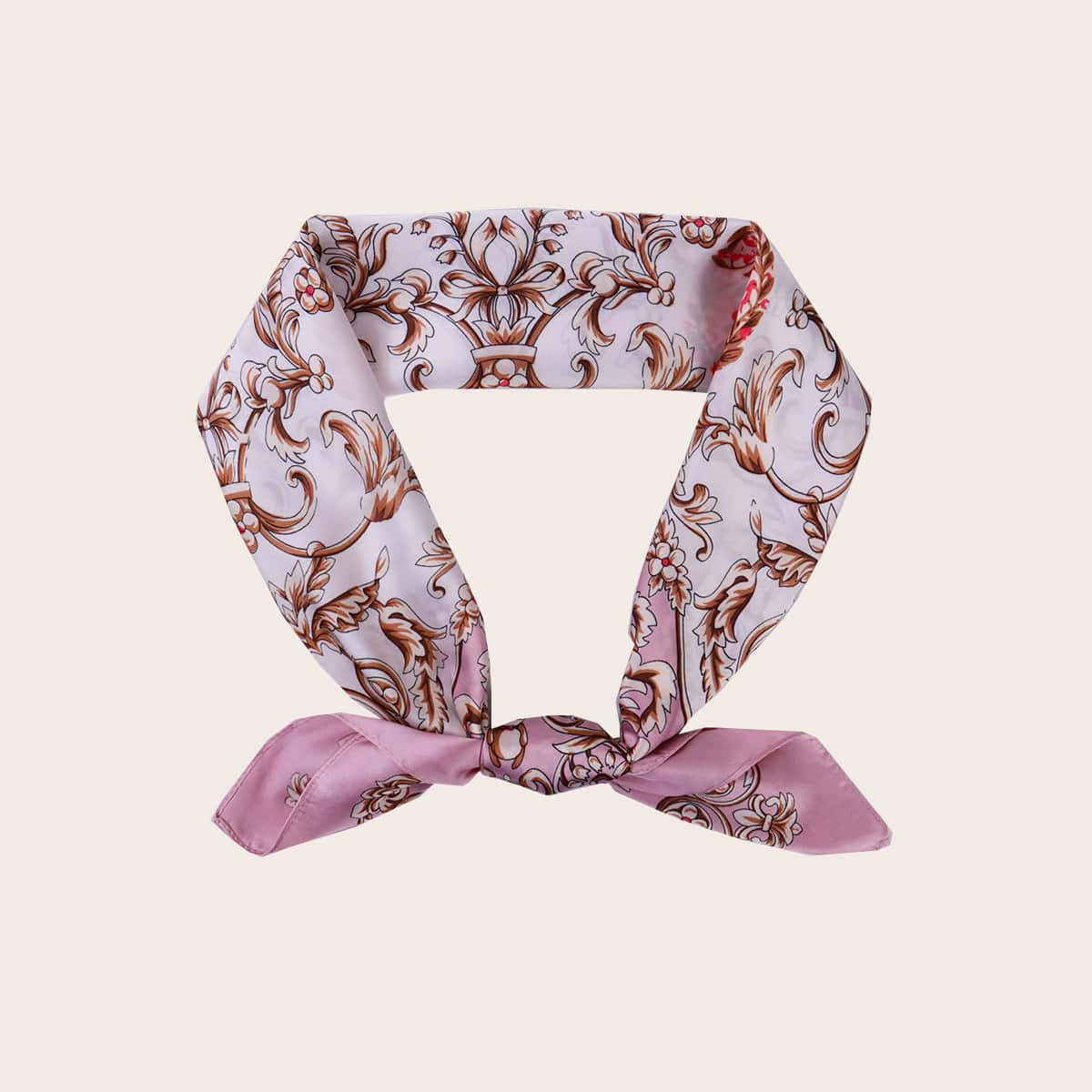 

Scarf Print Floral Bandana, Multicolor