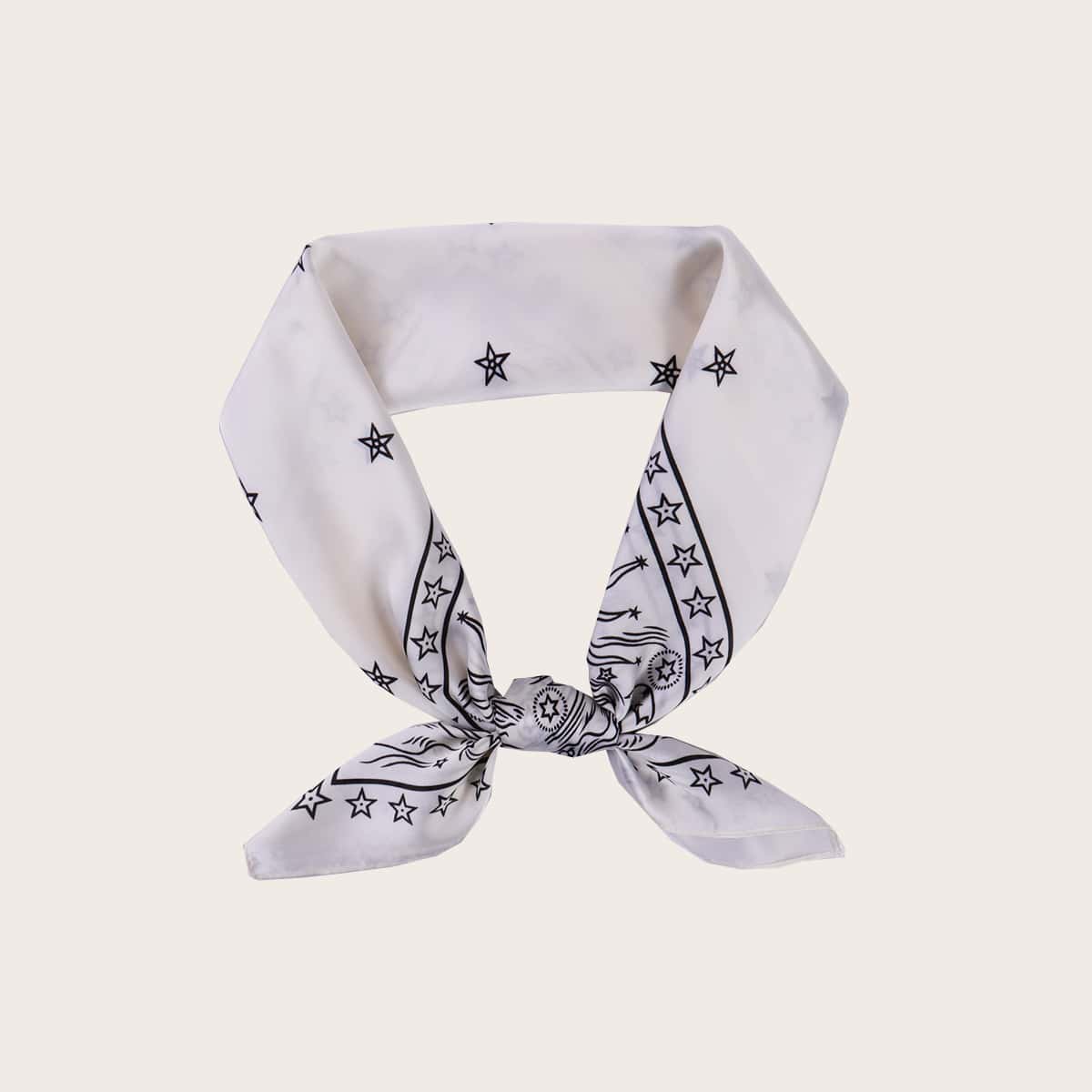 

Scarf Print Bandana, Multicolor