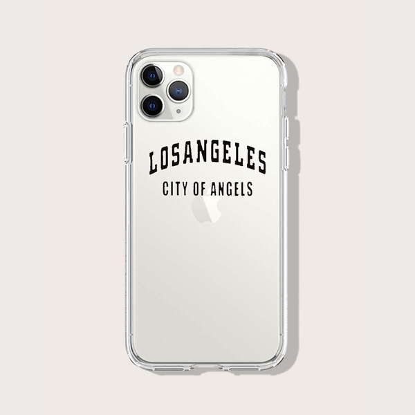 

Letter Graphic Clear iPhone Case