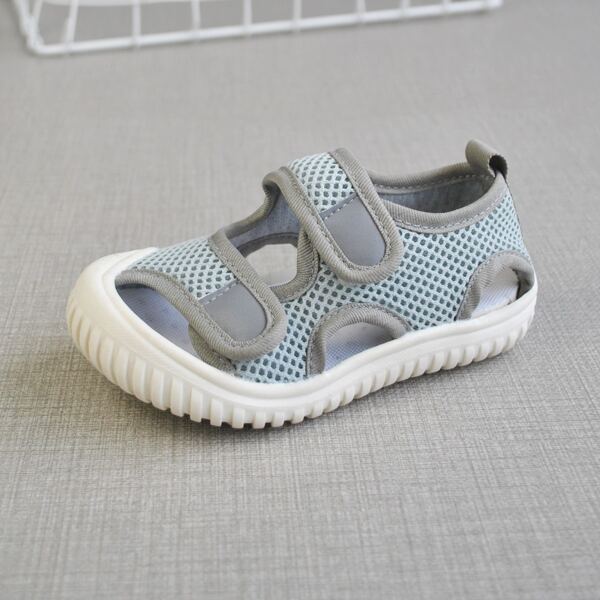 

Toddler Boys Velcro Strap Sport Sandals, Baby blue