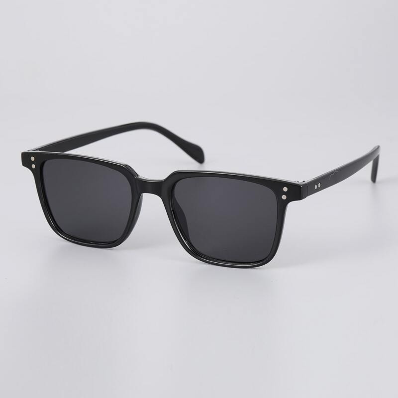 

Guys Square Frame Sunglasses, Black