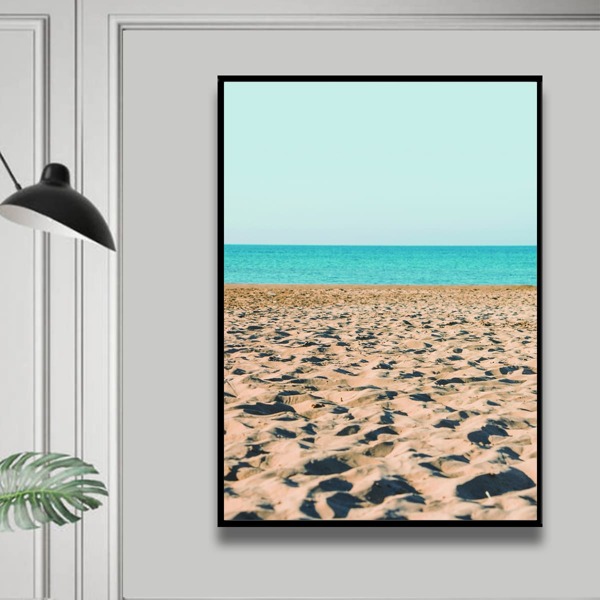 

Beach Print Diamond Painting Without Frame, Multicolor