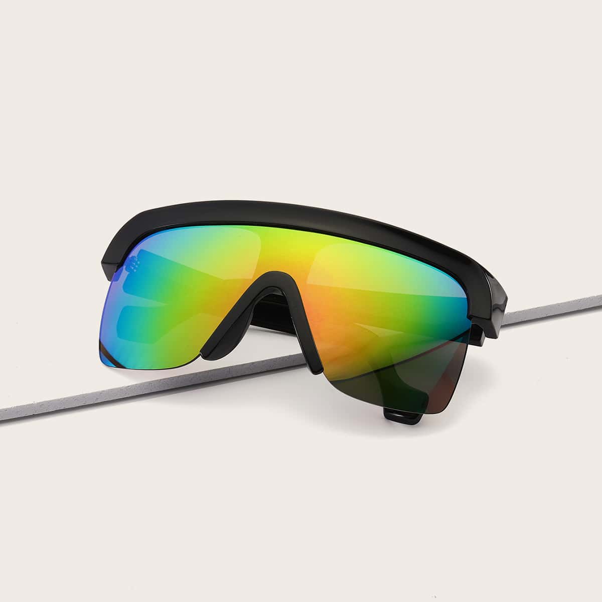 

Flat Top Shield Sunglasses