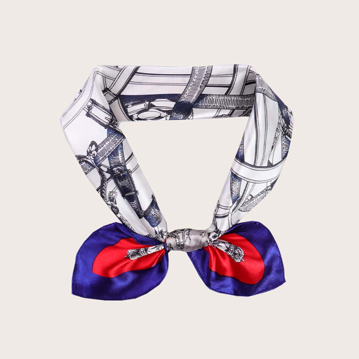 

Chain Print Bandana, Multicolor