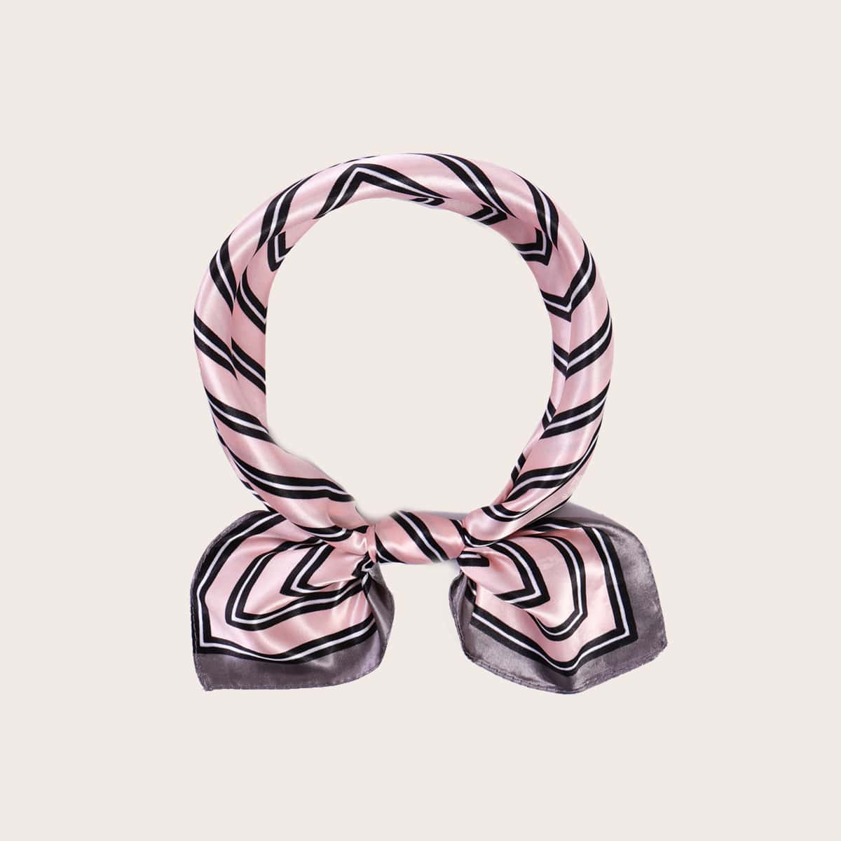 

Striped Print Bandana, Multicolor