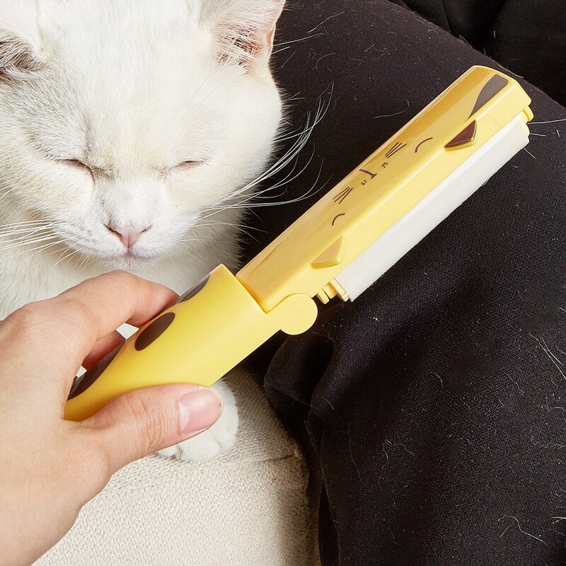 

1pc Pet Hair Cleaning Tool, Yellow