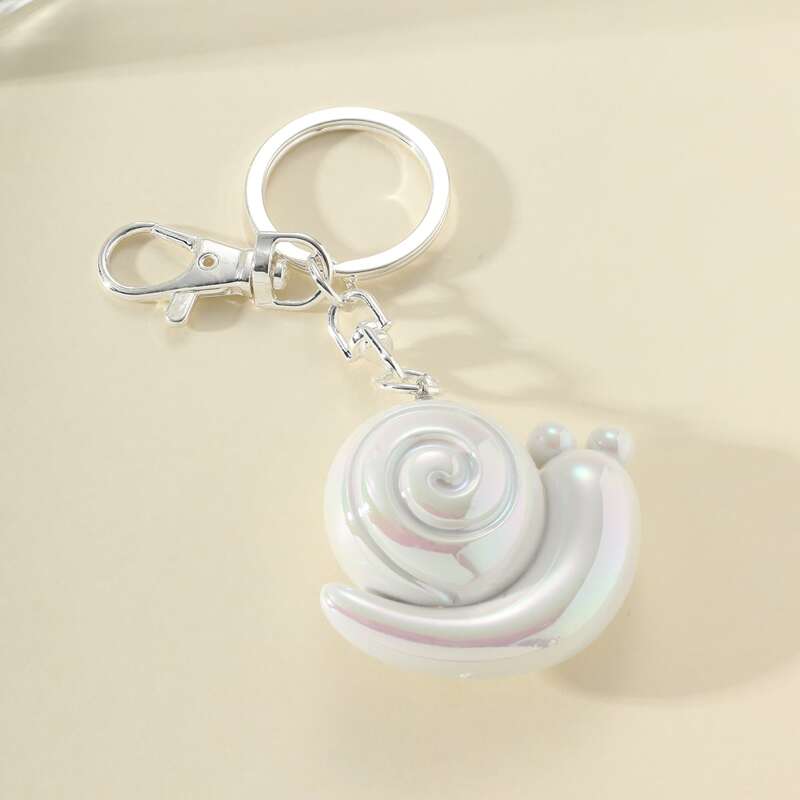 

Snail Bag Charm, Silver