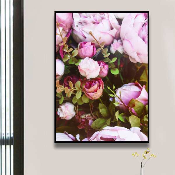 

Flower Print Diamond Painting Without Frame, Multicolor