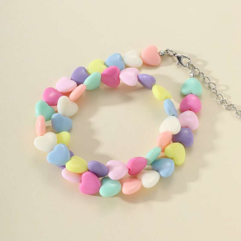 

Colorful Heart Choker, Multicolor