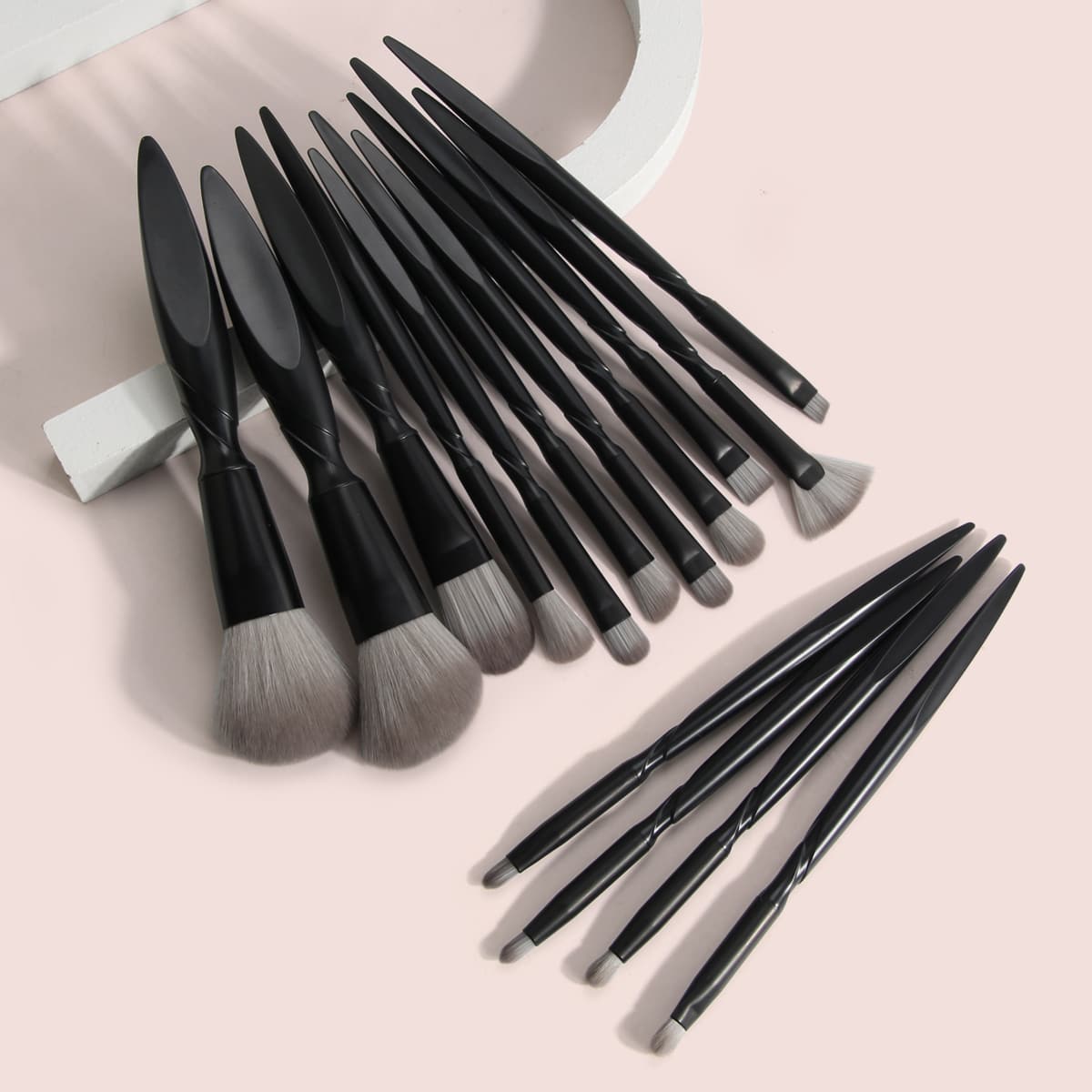 

15pcs Makeup Brush Set, Black