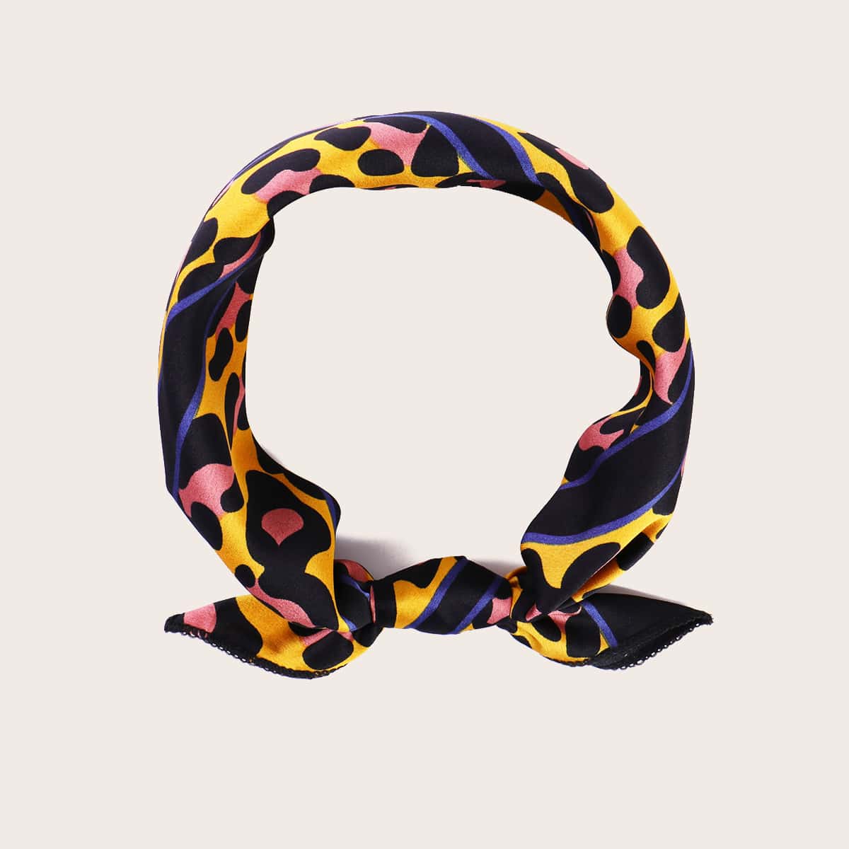 

Leopard Pattern Bandana, Multicolor