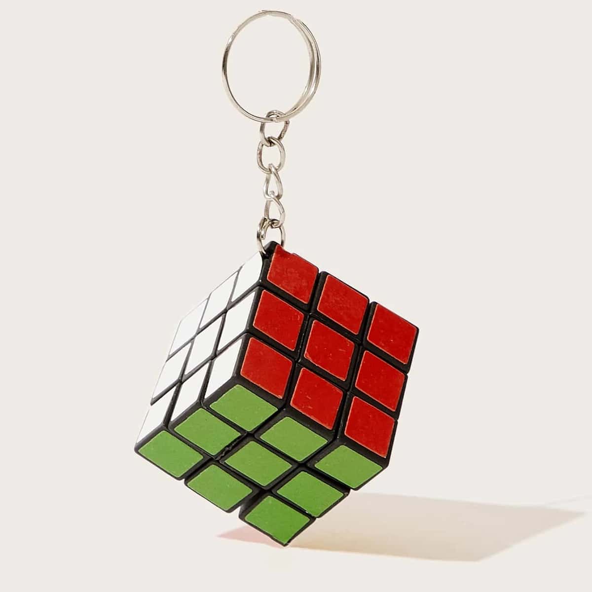 

2pcs Rubik's Cube Keychain, Multicolor