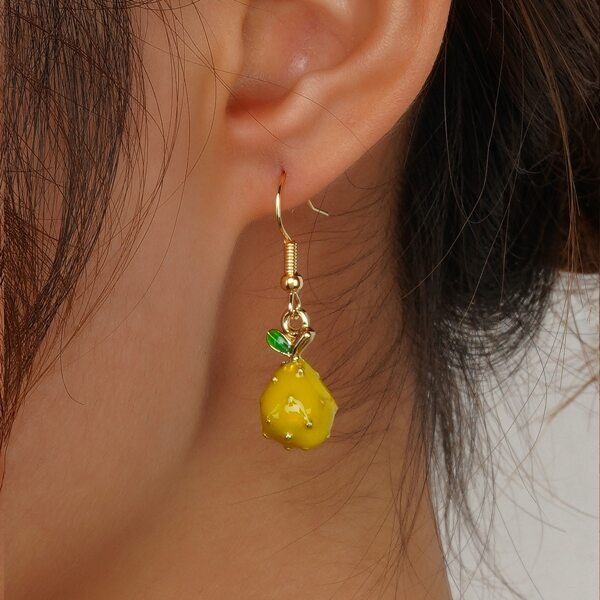 

Pear Drop Earrings, Yellow