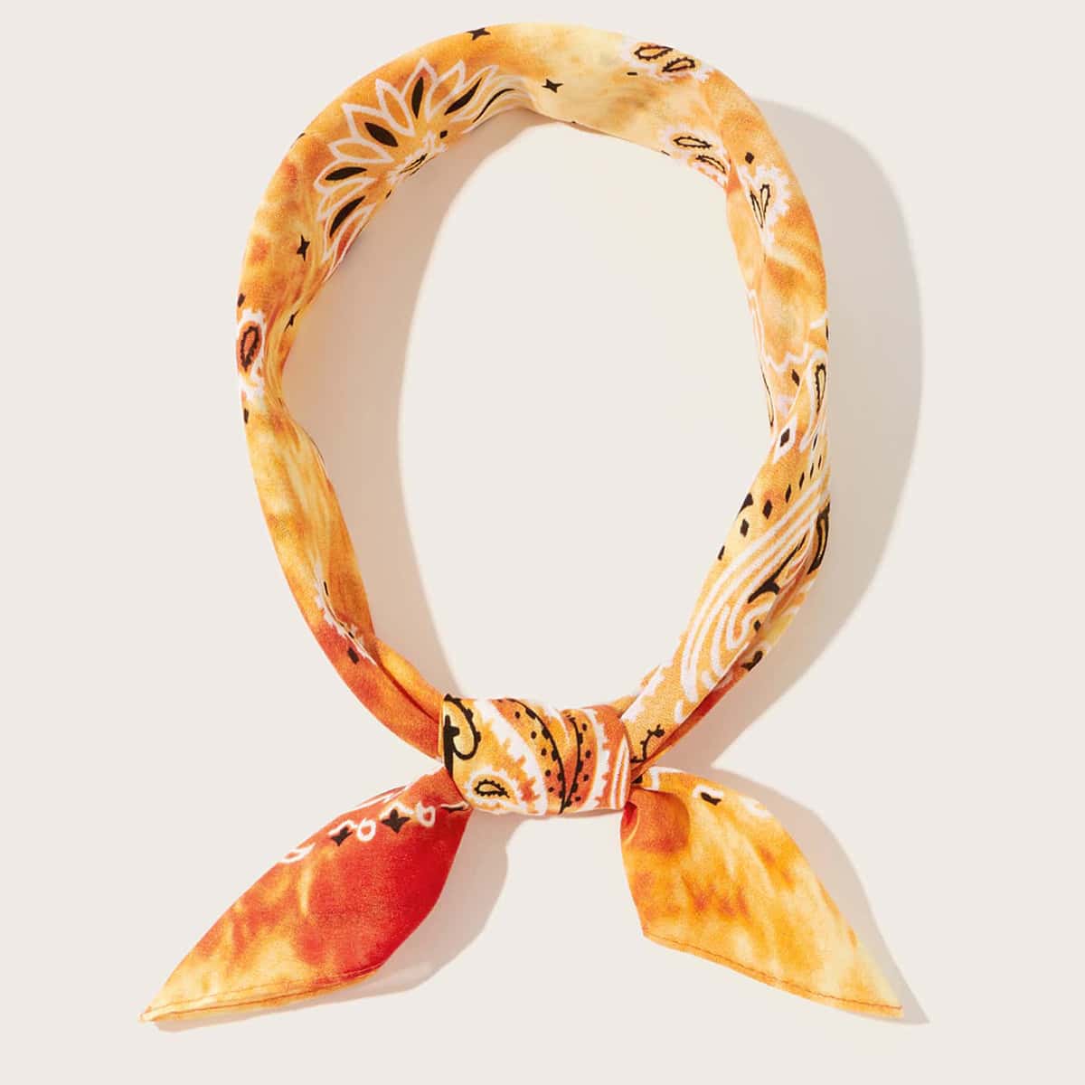 

Tie Dye Paisley Bandana, Multicolor