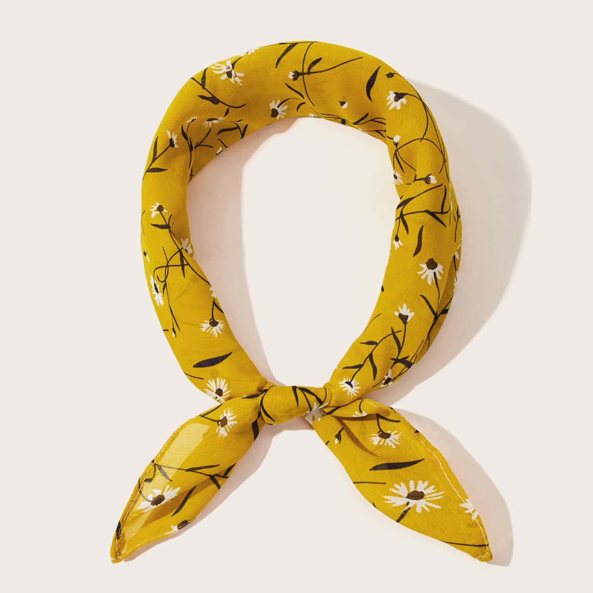 

Floral Print Bandana, Yellow